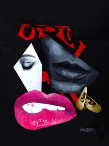 Lecherous Tastes, 2014 (Akryl på duk)