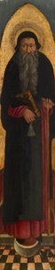 Sankt Antonius abbot från en augustinsk altartavla
