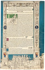 "Historia Naturalis" av Plinius den äldre, 1476 av Venetian School