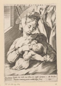 Mary som ammar barnet S. Maria Aegypiana (titel på objekt)
