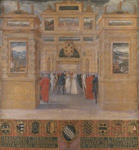 Storhertig Ferdinand I de Medicis bröllop med Christine av Lorraine