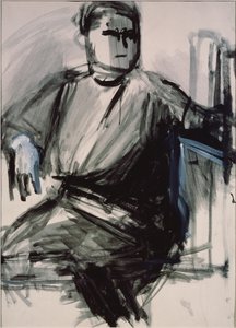 Självporträtt, 1934 av Vera Mikhailovna Yermolayeva