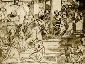 Tillbedjan av Magi av Paolo Veronese