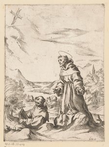 Saint Francis får stigmata
