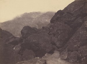[Stenblock nära Gavarnie] av Vicomte Joseph de Vigier