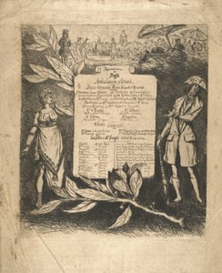 Program för föreställningen den 3 februari 1878, Salle Ventadour av Vicomte Ludovic Lepic