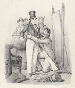 Kille. II: Jag känner inte igen mig själv I No Longer Recognize Myself, 1824. av Victor Adam