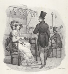 Kille. IV: Hon tittar på mig! Gud vilken lycka! Hon lägger märke till mig! Vilken lycka!, 1824. av Victor Adam