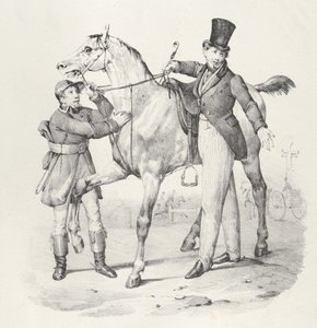Kille. VI: Jag kunde inte gå, jag går inte längre någonstans, 1824.. av Victor Adam