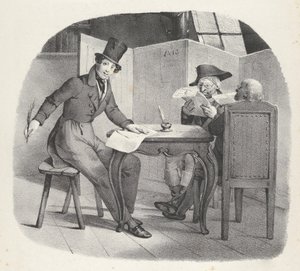 Kille. XV: Skriv till Vielle Writings för äldre, 1824. av Victor Adam