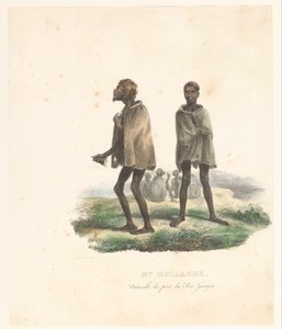 Kläder för invånarna i King George Sound (västra Australien) Nlle. Hollande. Naturels du port du Roi Georges (titel på objekt) Voyage of Discovery of the Astrolabe (serietitel) Voyage de découvertes de l