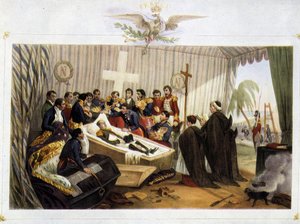 Invigning av Napoleons kista på ön St. Helena, 16 oktober