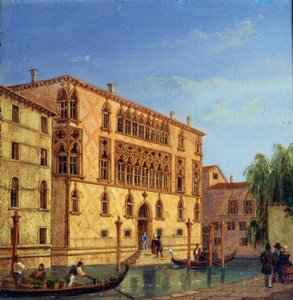 Palazzo Giovanelli, 1800-talet av Victor Adam