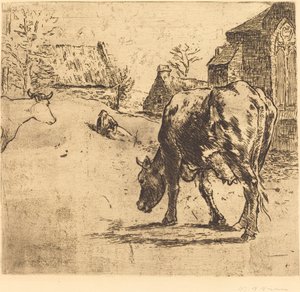 Kon (La Vache) av Victor Alfred Paul Vignon