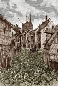 Affaire des possedes de Loudun (demoner de Loudun) cirka 1630: jakt på häxor, den franske prästen Urbain Grandier (1590-1634) som påstås ingå en pakt med djävulen och anklagar för att ha förhäxat nunnor, bränns på slaktaren - ( Urbain Grandier, fren