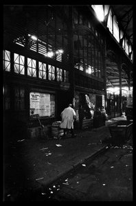 Les halles de Paris strax före rivningen av augusti 1971 (s/v foto)
