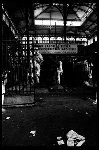 Les halles de Paris strax före rivningen av augusti 1971 (s/v foto)