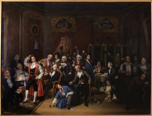 Hugues Bouffe i loungen på Theatre des Varietes av Victor Darjou