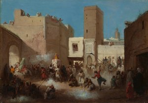Bröllopsprocession. av Victor Eeckhout