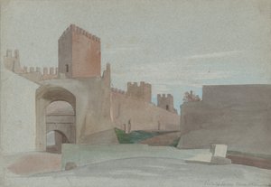 Porta San Lorenzo, Rom av Victor François Eloi Biennourry