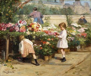 Blomstermarknaden vid Seine,