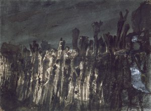 Vågbrytare i Jersey (penna och indiskt bläck och tvätt på papper) av Victor Hugo