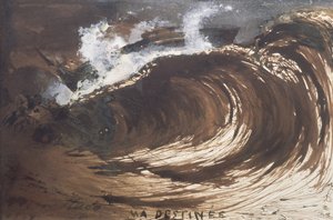 My Destiny, 1857 (penna och bläck, tvätt och gouache) av Victor Hugo