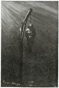 The hanging of John Brown, 1800-talet (bw gravyr)