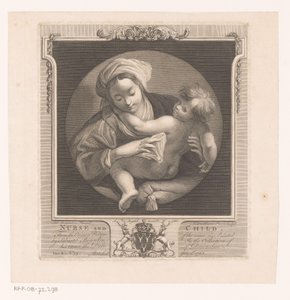 Kvinna med barn Sjuksköterska och barn (titel på objekt) av Victor Marie Picot