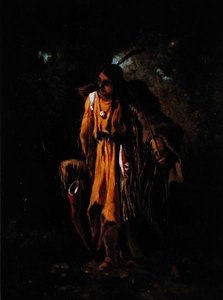 In the Woodlands (olja på panel) av Victor Nehlig