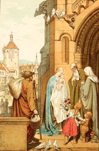 Kristus förde till Jerusalem av Victor Paul Mohn