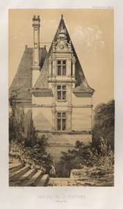 Pittoresk arkitektur eller monument från 1400-talet. Och XVI. Århundraden: Chateaux De France av XV och XVI århundraden: Pl. 37, Château De La Ranciere (Maine et Loire) av Victor Petit