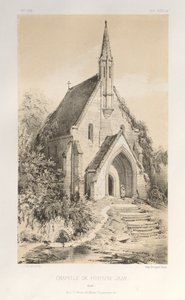 ...Pl.22, Fontaine-Jean Loirets kapell, publicerad 1860. av Victor Petit
