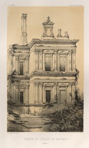 ...pl. 19, Remains of Chateau De Chaumot Yonne, 1860.