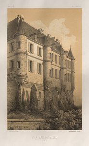 ...pl. 35, Chateau De Mello Oise, 1860. av Victor Petit