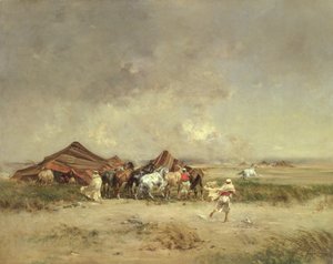 Arabiskt läger, 1872