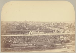 Pl. XVII. Panoramautsikt väster om museet