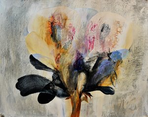 Abstrakt blomsterkomposition av Victor Tkachenko