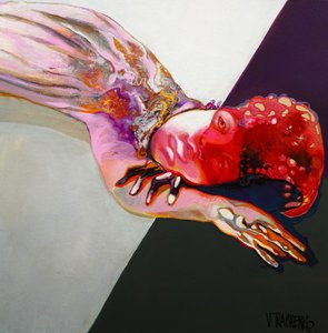 Livfull abstrakt figur