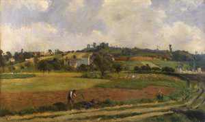 Landskap nära Pontoise, ca 1877-85 (olja på duk)
