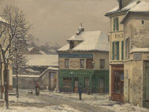Snöeffekt i förorterna, c.1875-85