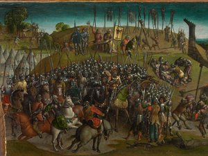 Titus erövring av Jerusalem (predella)