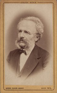 Porträtt av tonsättaren August Wilhelm Ambros 1816-1876, 1773. av Vienna . Photo studio Georg Friedrich