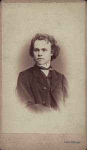 Porträtt av tonsättaren Anton Rubinstein 1829-1894. av Vienna . Photo studio Julie Haftner