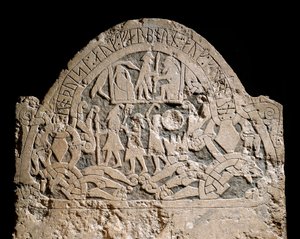 Sandas gravsten från vikingatiden av Viking