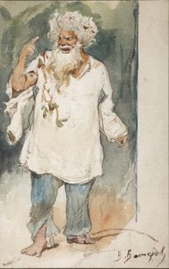 Kostymdesign för operan Rusalka av A. Dargomyzhsky av Viktor Mikhaylovich Vasnetsov