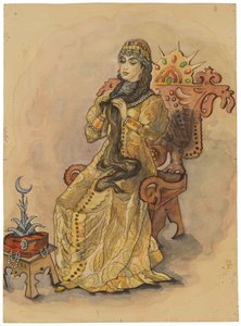 Prinsessan som aldrig log Nesmeyana, 1896 av Viktor Mikhaylovich Vasnetsov