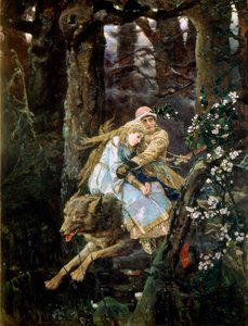 Tsarevich Ivan rider på den grå vargen, 1889