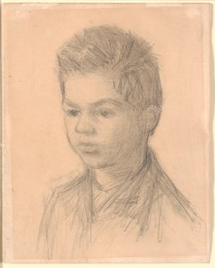 Porträtt av Svend Hammershøi, konstnärens bror av Vilhelm Hammershøi