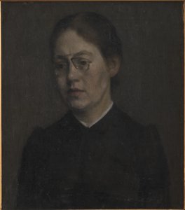 Målaren Elisabeth Wandel av Vilhelm Hammershøi